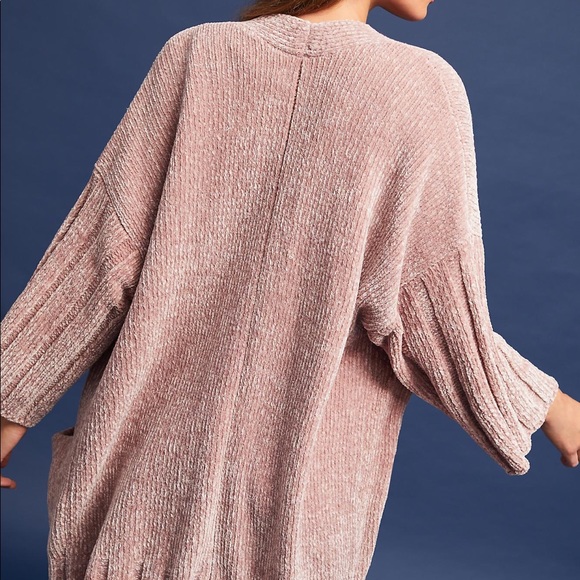 MOTH Blush Chenille Knit Oversized Sweater - Picture 6 of 8